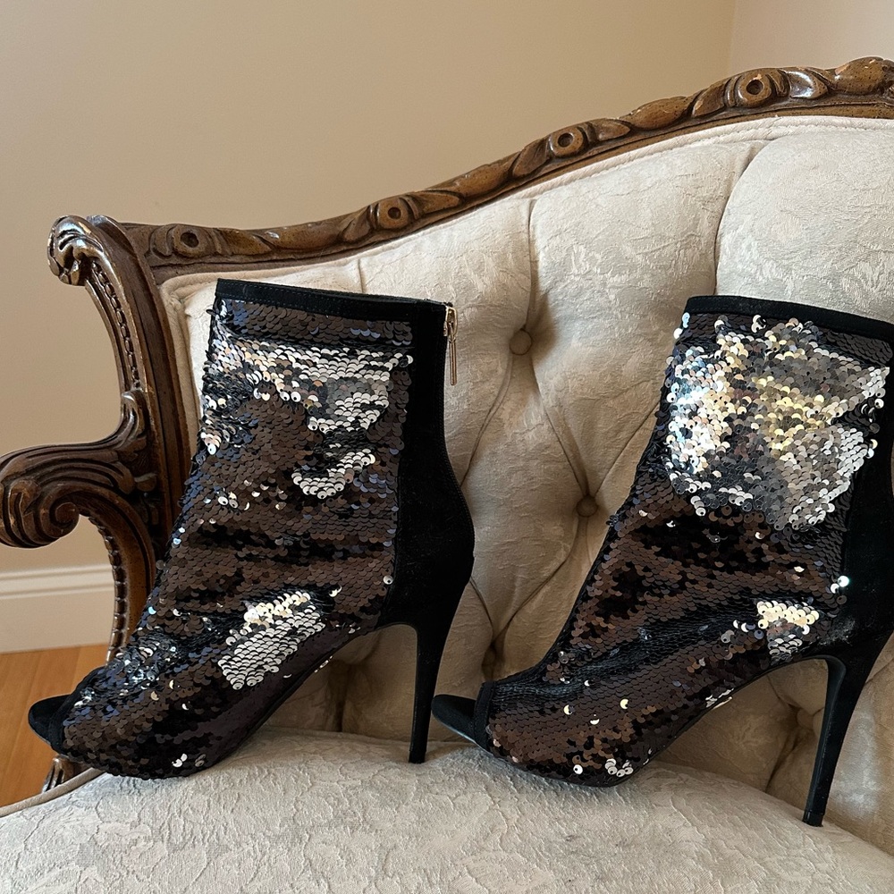 Sequin Booties - image 1